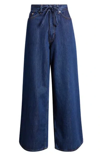 Cos Drawstring High Waist Extra Wide Leg Jeans