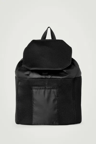 Cos Duffle Backpack - Mesh In Black