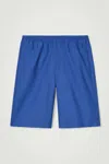 Cos Elasticated Cotton Shorts In Blue