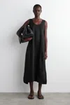 Cos Elasticatedhem Linen Maxi Dress