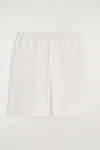 Cos Elasticated Knitted Shorts In White