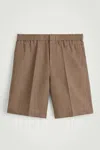 Cos Elasticated Linen Shorts