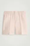 Cos Elasticated Linen Shorts