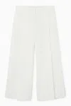 Cos Elasticated Pleated Culottes In White
