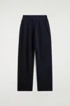Cos Elasticized Merino Wool Pants In Blue
