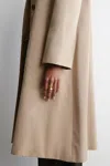 Cos Elongated Sculpted Ring In Gold