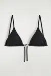 Cos Embellished Triangle Bikini Top