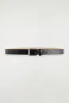 Cos Ceinture En Cuir Embossé In Black