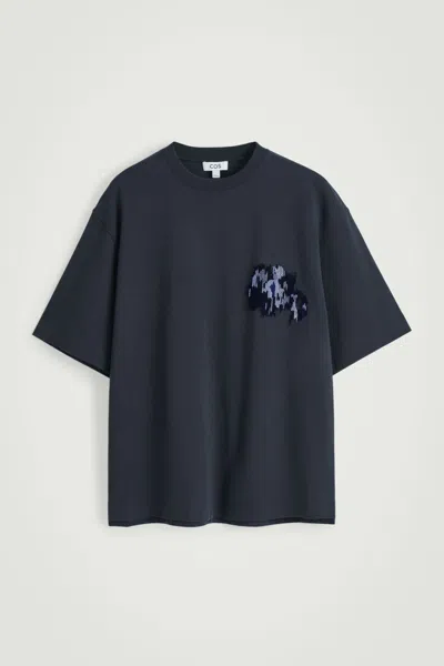 Cos Embroidered-patch T-shirt