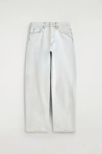 Cos Facade Straight-leg Jeans In Blue