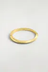 Cos Faceted Bangle In Doré