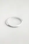 Cos Faceted Bangle In Silver-colored
