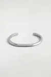 Cos Faceted Cuff In Silver