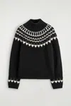 Cos Fair Isle Wool-cashmere Sweater In Multi