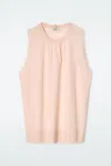 Cos Fine Cashmere Vest In Beige