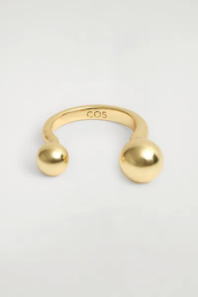 Cos Floating Garnet Ring In Gold