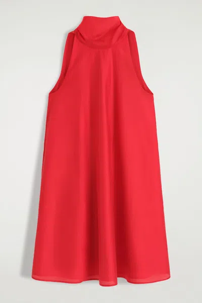 Cos Fluid Halterneck Mini Dress