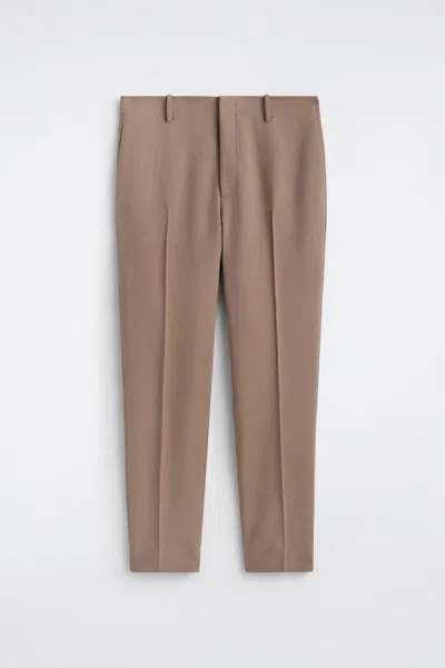 Cos Pantalon Slim En Sergé Souple In Sand