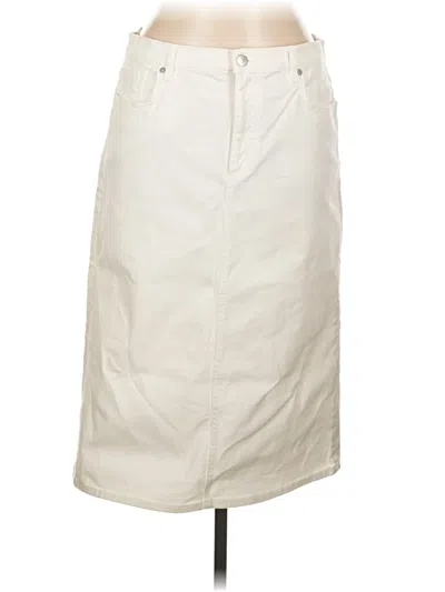 Pre-owned Cos Formal Skirt In White