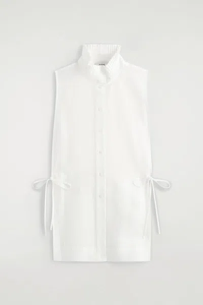Cos Frill-collar Bib In White