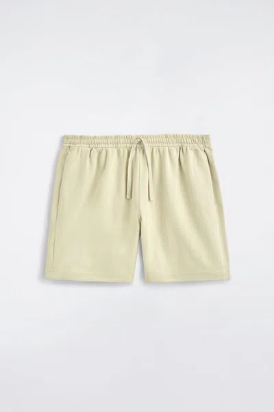 Cos Garment-washed Cotton-jersey Shorts In Green