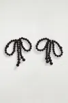 Cos Garnet Bow Earrings