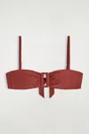 Cos Gathered Bandeau Bikini Top