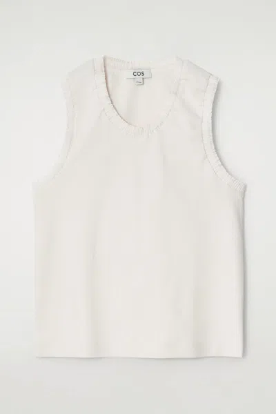 Cos Gathered Cotton Tank Top