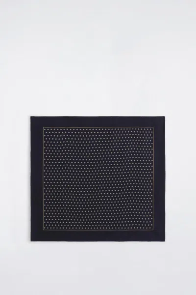 Cos Geometric-print Silk-blend Scarf In Multi