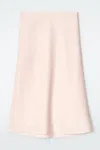 Cos Gonna Midi A Colonna In Misto Lino In Arancione