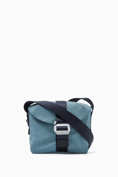 Cos Grid Crossbody Bag - Ripstop In Blue