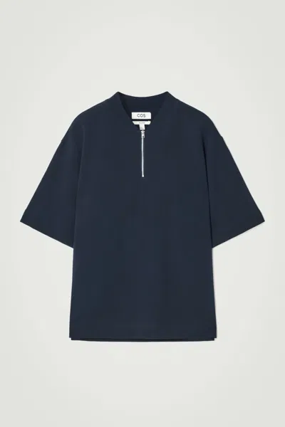 Cos Half-zip T-shirt