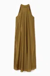 COS HALTERNECK A-LINE MAXI DRESS