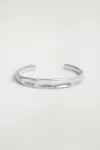 Cos Hammered Cuff In Silver