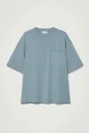 Cos Heavy Duty T-shirt In Blue
