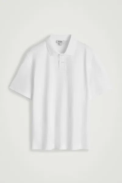 Cos Interlock Cotton Polo Shirt
