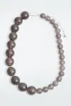 Cos Irregular Agate Necklace In Grey