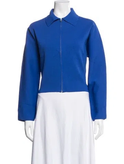 Pre-owned Cos Jacket In Blue