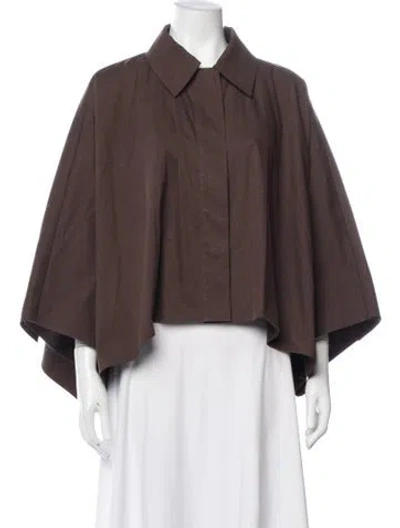 Pre-owned Cos Jacket In Brown
