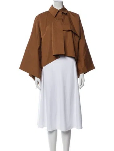 Pre-owned Cos Jacket In Brown