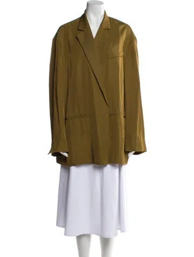 Pre-owned Cos Jacket In Green