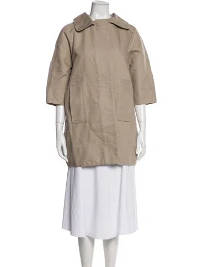 Pre-owned Cos Jacket In Neutral