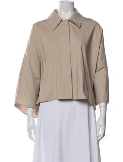 Pre-owned Cos Jacket In Neutral