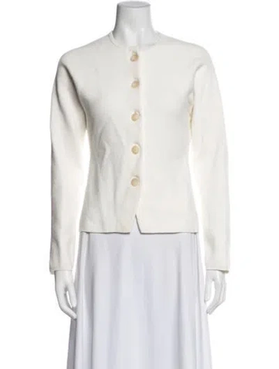 Pre-owned Cos Jacket In Neutral