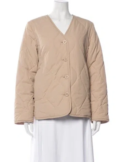 Pre-owned Cos Jacket In Neutral