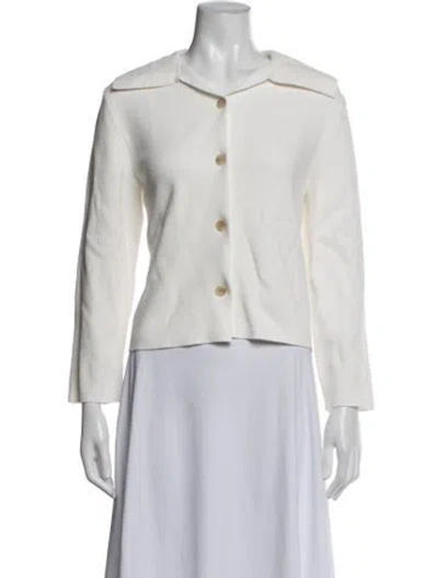 Pre-owned Cos Jacket In White