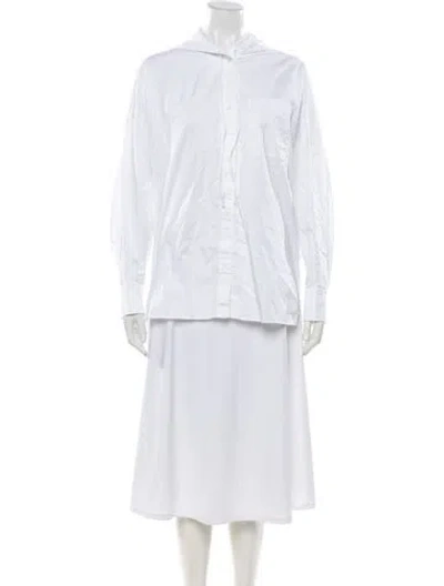 Pre-owned Cos Jacket In White