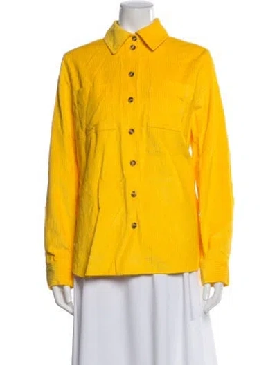 Pre-owned Cos Jacket In Yellow