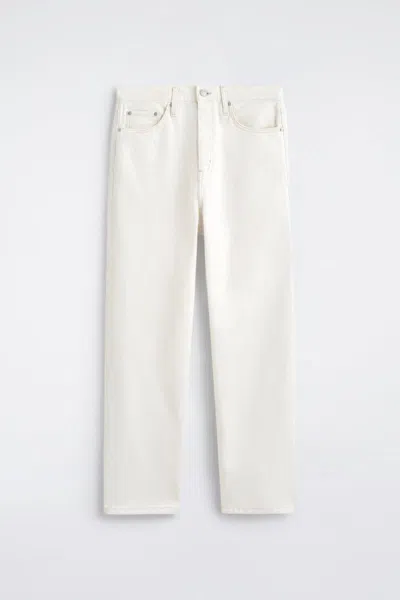 Cos Jeans Rider A Gamba Dritta Vestibilità Rilassata In White
