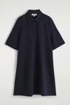 Cos Robe Courte Façon Polo En Jersey